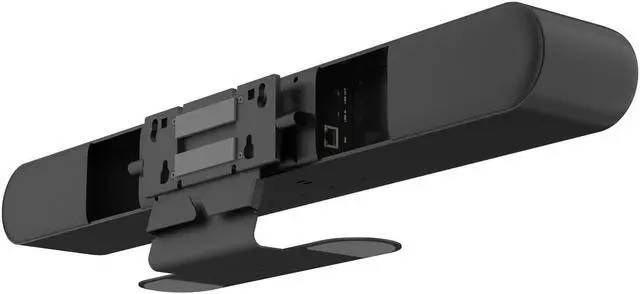 Alt view image 3 of 7 - BZBGEAR Intelligent 4K UHD All-In-One Auto Tracking Video Bar with HDMI/USB-C and 20W Speakers/6-MEMS Microphones (Black)