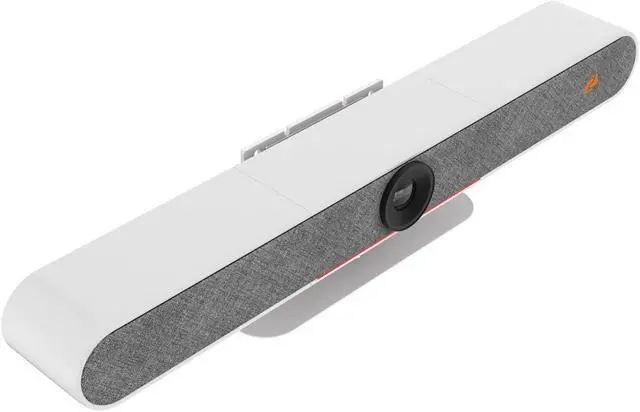 Alt view image 2 of 7 - BZBGEAR Intelligent 4K UHD All-In-One Auto Tracking Video Bar with HDMI/USB-C and 20W Speakers/6-MEMS Microphones (White)