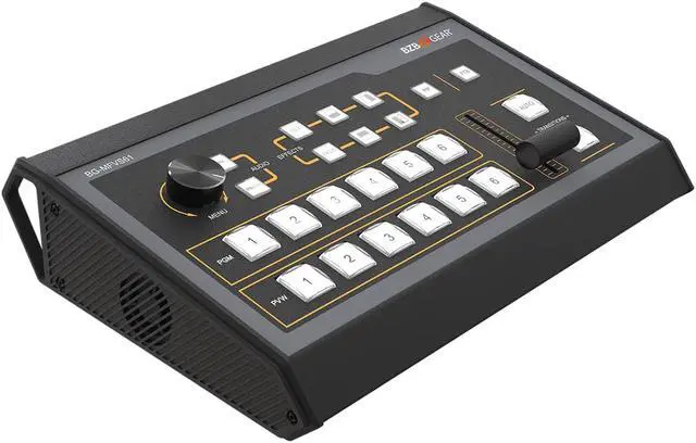 Alt view image 3 of 7 - BZBGEAR 6-Channel 1080P FHD SDI/HDMI Live Streaming Multi-Format Video Switcher Mixer with PIP/USB 3.0 Capture Card