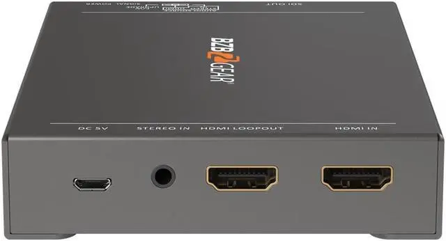 Alt view image 6 of 7 - BZBGEAR 4K UHD HDMI 2.0 to 12G-SDI Converter with HDMI Loop-Out and Audio Embedder