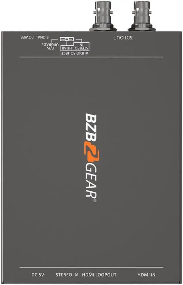 Alt view image 7 of 7 - BZBGEAR 4K UHD HDMI 2.0 to 12G-SDI Converter with HDMI Loop-Out and Audio Embedder