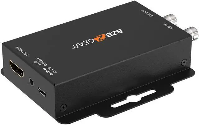 Alt view image 3 of 7 - BZBGEAR 4K UHD 12G-SDI to HDMI 2.0 Converter with Audio Extraction (12G/6G/3G/HD-SDI Support)