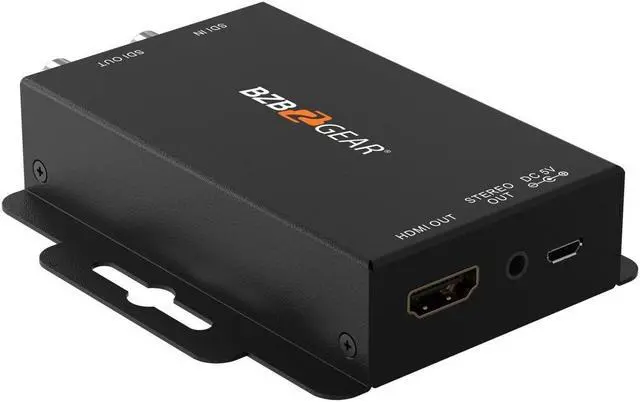 Alt view image 2 of 7 - BZBGEAR 4K UHD 12G-SDI to HDMI 2.0 Converter with Audio Extraction (12G/6G/3G/HD-SDI Support)