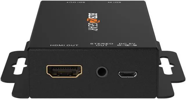 Alt view image 6 of 7 - BZBGEAR 4K UHD 12G-SDI to HDMI 2.0 Converter with Audio Extraction (12G/6G/3G/HD-SDI Support)