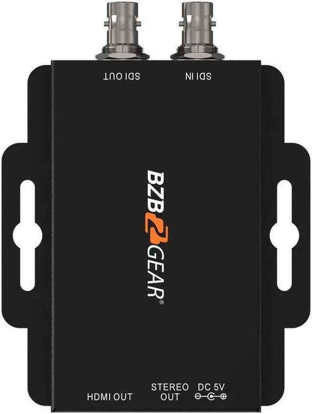 Alt view image 7 of 7 - BZBGEAR 4K UHD 12G-SDI to HDMI 2.0 Converter with Audio Extraction (12G/6G/3G/HD-SDI Support)