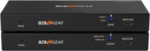 Main image of BZBGEAR 4K UHD HDMI HDBaseT Extender with IR/ARC/PoC/RS-232 and Audio Embedding/De-embedding up to 230ft