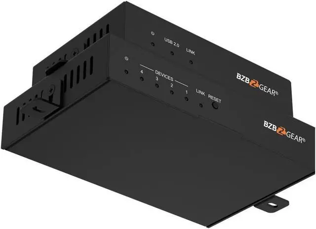 Alt view image 6 of 6 - BZBGEAR 4-Port USB 2.0/3.0/3.1 SuperSpeed Extender Over Fiber Optic Cable