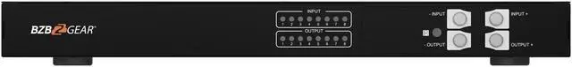 Alt view image 3 of 7 - BZBGEAR 8x8 4K UHD HDMI 18Gbps Matrix with Audio Extraction/ARC/Downscaling Support