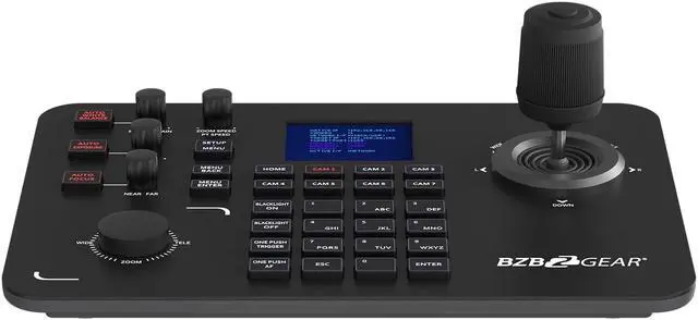 Alt view image 2 of 7 - BZBGEAR Universal Advanced Serial and IP PTZ Joystick Controller with POE (IP/RS-232/422/485)