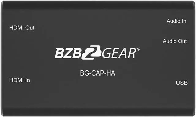 Alt view image 4 of 7 - BZBGEAR USB 3.0 1080P FHD Powered HDMI Capture Device/Box