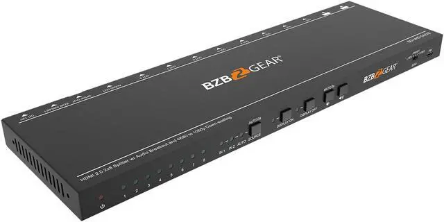 Alt view image 3 of 7 - BZBGEAR 2x8 4K UHD HDMI Splitter/Distribution Amplifier with CEC Support