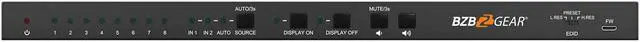 Alt view image 6 of 7 - BZBGEAR 2x8 4K UHD HDMI Splitter/Distribution Amplifier with CEC Support