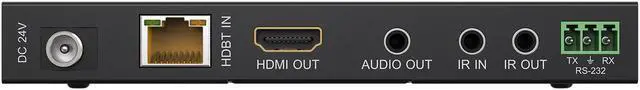 Alt view image 5 of 7 - BZBGEAR 4K UHD HDMI HDBaseT Long Range Extender with Bi-directional IR/RS-232/CEC up to 490ft