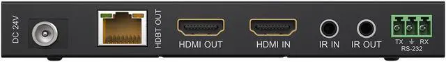 Alt view image 7 of 7 - BZBGEAR 4K UHD HDMI HDBaseT Long Range Extender with Bi-directional IR/RS-232/CEC up to 490ft