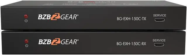 Main image of BZBGEAR 4K UHD HDMI HDBaseT Long Range Extender with Bi-directional IR/RS-232/CEC up to 490ft