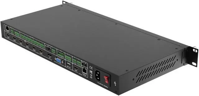 Alt view image 6 of 7 - BZBGEAR 8x2 4K UHD Seamless Presentation Switcher with HDBaseT