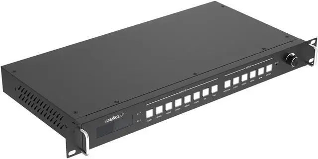 Alt view image 2 of 7 - BZBGEAR 8x2 4K UHD Seamless Presentation Switcher with HDBaseT
