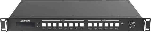 Alt view image 3 of 7 - BZBGEAR 8x2 4K UHD Seamless Presentation Switcher with HDBaseT