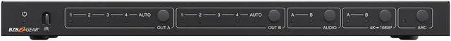 Alt view image 5 of 7 - BZBGEAR 4x2 4K UHD HDMI Matrix Switcher with Audio/Downscaling Support