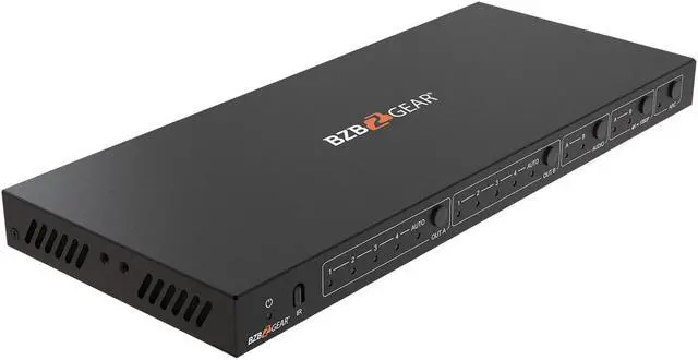 Alt view image 3 of 7 - BZBGEAR 4x2 4K UHD HDMI Matrix Switcher with Audio/Downscaling Support