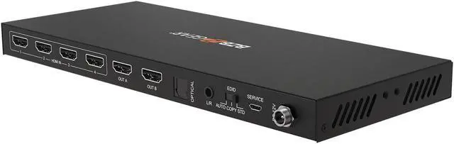 Alt view image 7 of 7 - BZBGEAR 4x2 4K UHD HDMI Matrix Switcher with Audio/Downscaling Support