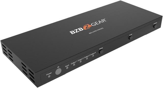 Alt view image 7 of 8 - BZBGEAR 2x2 4K UHD HDMI Video Wall controller with Audio De-embedding