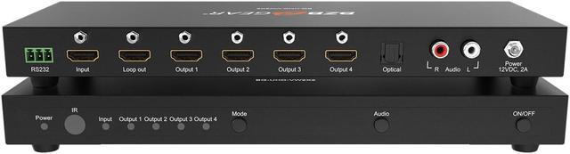 Main image of BZBGEAR 2x2 4K UHD HDMI Video Wall controller with Audio De-embedding