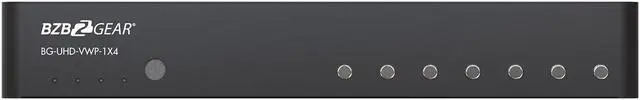 Alt view image 5 of 7 - BZBGEAR 4K UHD HDMI/DisplayPort Video Wall Processor with Scaler/Audio for up to 4 TVs