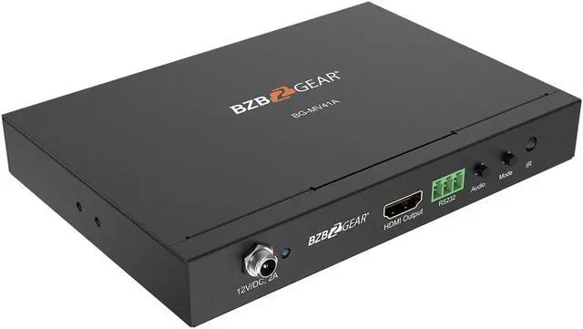 Alt view image 3 of 7 - BZBGEAR 4x1 1080P FHD HDMI Switcher/Scaler/MultiViewer with IR/RS-232