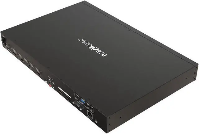 Alt view image 7 of 7 - BZBGEAR 4x2 4K UHD Seamless Switcher/Scaler/MultiViewer with Audio De-embedder and Built-in USB Capture Card