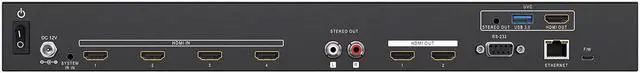 Alt view image 6 of 7 - BZBGEAR 4x2 4K UHD Seamless Switcher/Scaler/MultiViewer with Audio De-embedder and Built-in USB Capture Card