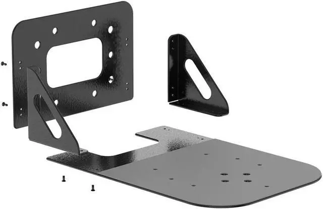 Alt view image 3 of 4 - BZBGEAR Universal PTZ Camera Wall Mount (Black)