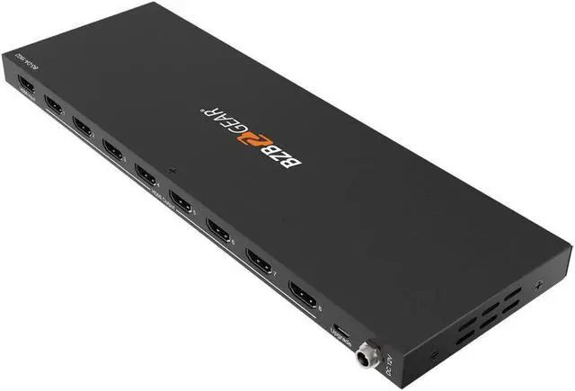 Alt view image 5 of 7 - BZBGEAR 1x8 4K UHD Ultra Slim HDMI Splitter with EDID Management