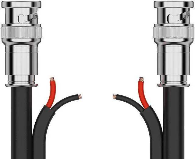 Alt view image 2 of 6 - BZBGEAR 1080P FHD 25ft 75-ohm Premade Shielded SDI with DC Siamese Cable