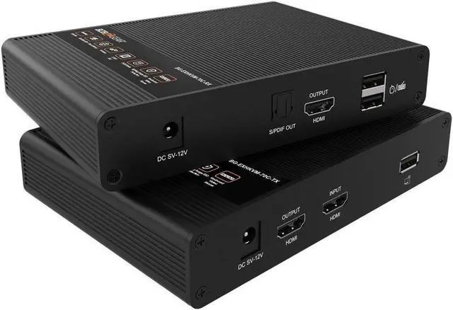 Main image of BZBGEAR 4K UHD HDMI/KVM Extender Over Cat5e/6 with Zero Latency and HDR/ARC Support up to 230ft
