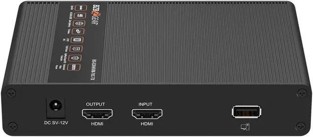 Alt view image 6 of 7 - BZBGEAR 4K UHD HDMI/KVM Extender Over Cat5e/6 with Zero Latency and HDR/ARC Support up to 230ft