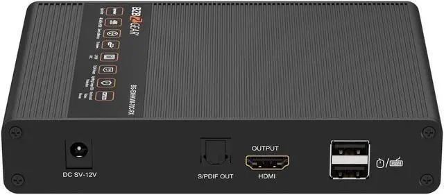 Alt view image 5 of 7 - BZBGEAR 4K UHD HDMI/KVM Extender Over Cat5e/6 with Zero Latency and HDR/ARC Support up to 230ft