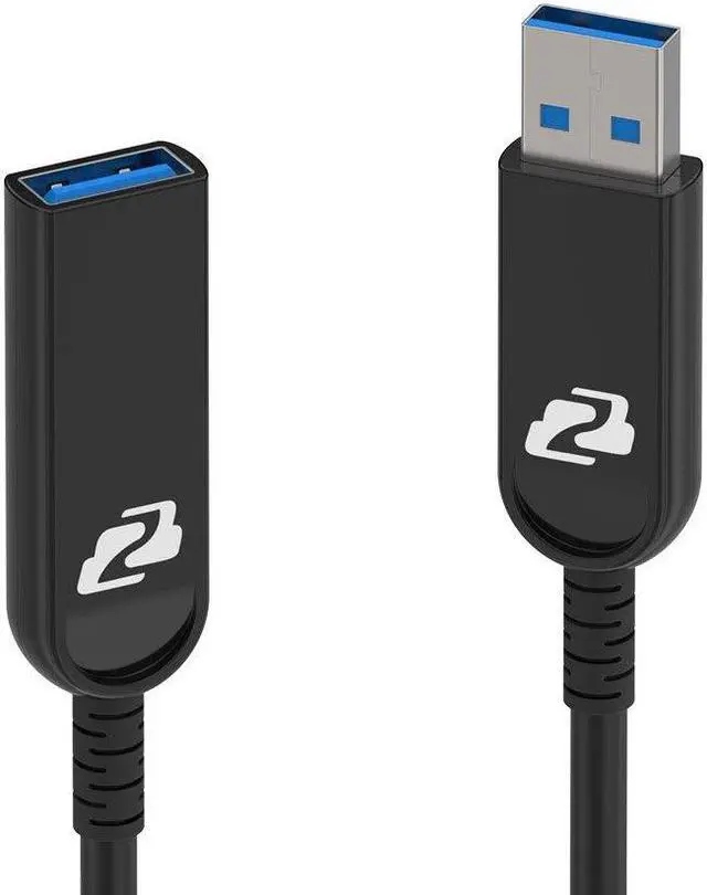 Alt view image 6 of 7 - BZBGEAR USB 3.0 AM/AF Active Optical Extension Cable - 30m/100ft
