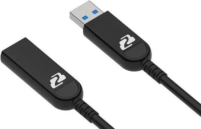 Alt view image 7 of 7 - BZBGEAR USB 3.0 AM/AF Active Optical Extension Cable - 30m/100ft