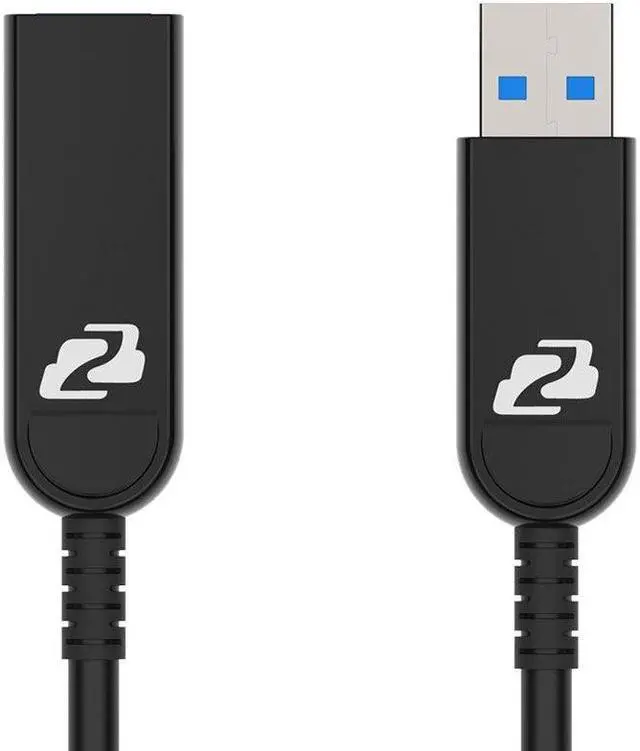 Alt view image 2 of 7 - BZBGEAR USB 3.0 AM/AF Active Optical Extension Cable - 30m/100ft
