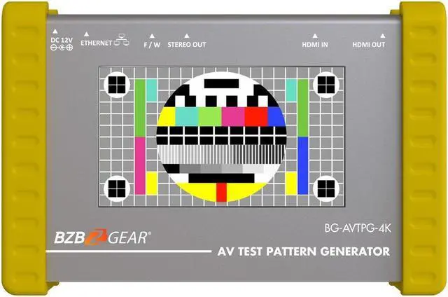 Main image of BZBGEAR 4K/1080P HDMI 2.0 18Gbps Video Test Pattern Generator/Tester and Analyzer with Ethernet