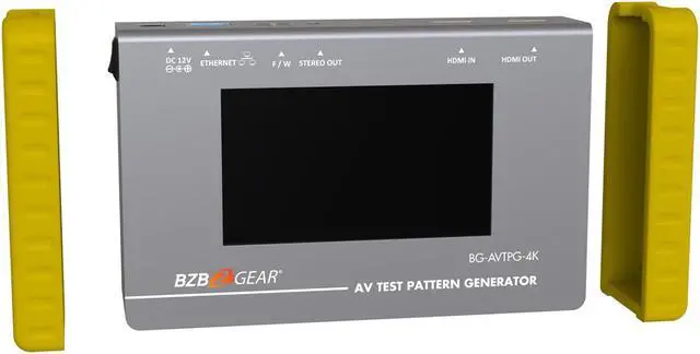 Alt view image 7 of 7 - BZBGEAR 4K/1080P HDMI 2.0 18Gbps Video Test Pattern Generator/Tester and Analyzer with Ethernet