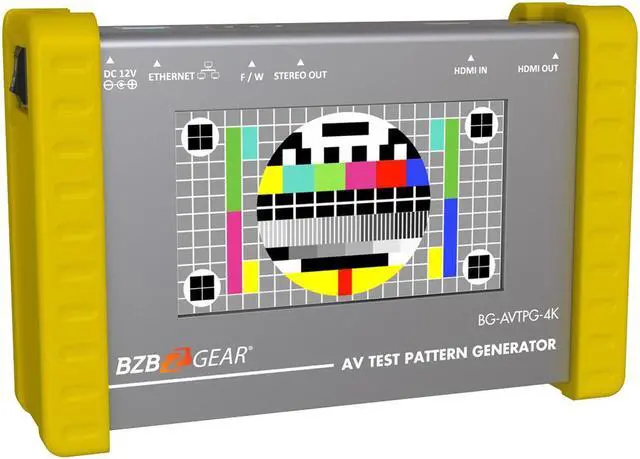 Alt view image 6 of 7 - BZBGEAR 4K/1080P HDMI 2.0 18Gbps Video Test Pattern Generator/Tester and Analyzer with Ethernet