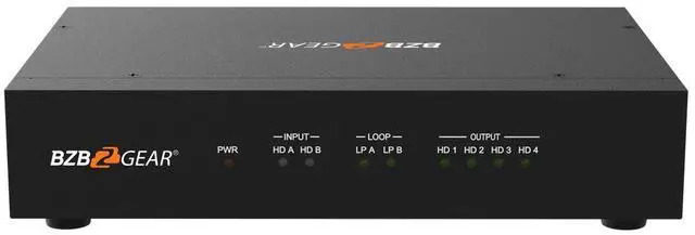 Alt view image 2 of 7 - BZBGEAR 4K UHD HDMI Video Wall Processor/Switcher with IP/Audio/RS-232 for up to 4 Tvs