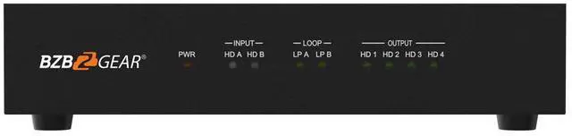 Alt view image 5 of 7 - BZBGEAR 4K UHD HDMI Video Wall Processor/Switcher with IP/Audio/RS-232 for up to 4 Tvs