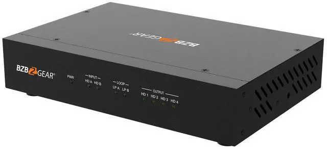 Alt view image 7 of 7 - BZBGEAR 4K UHD HDMI Video Wall Processor/Switcher with IP/Audio/RS-232 for up to 4 Tvs