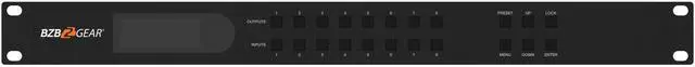 Alt view image 3 of 6 - BZBGEAR 8x8 4K UHD Seamless HDMI Matrix Switcher/Video Wall Processor/MultiViewer with Scaler/IR/Audio/IP and RS-232