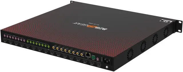 Alt view image 6 of 6 - BZBGEAR 8x8 4K UHD Seamless HDMI Matrix Switcher/Video Wall Processor/MultiViewer with Scaler/IR/Audio/IP and RS-232