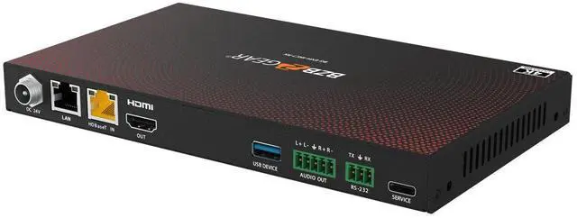Alt view image 3 of 7 - BZBGEAR 4K UHD HDMI/USB-C KVM HDBaseT 3.0 Extender/Switcher with USB 3.0/Ethernet/IR/RS-232/POE