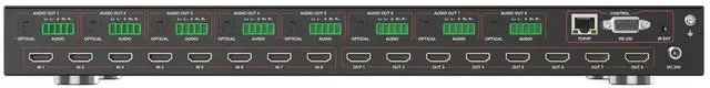 Alt view image 5 of 7 - BZBGEAR 8x8 4K UHD HDMI 2.0 Matrix Switcher with Audio De-embedding and Independent Routing (4K60 - 4:4:4 and HDR Support)
